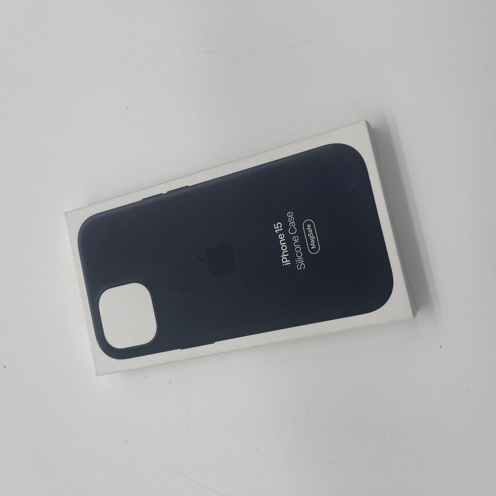 Official Apple iPhone 15 Silicone Case with MagSafe‎ - Storm Blue